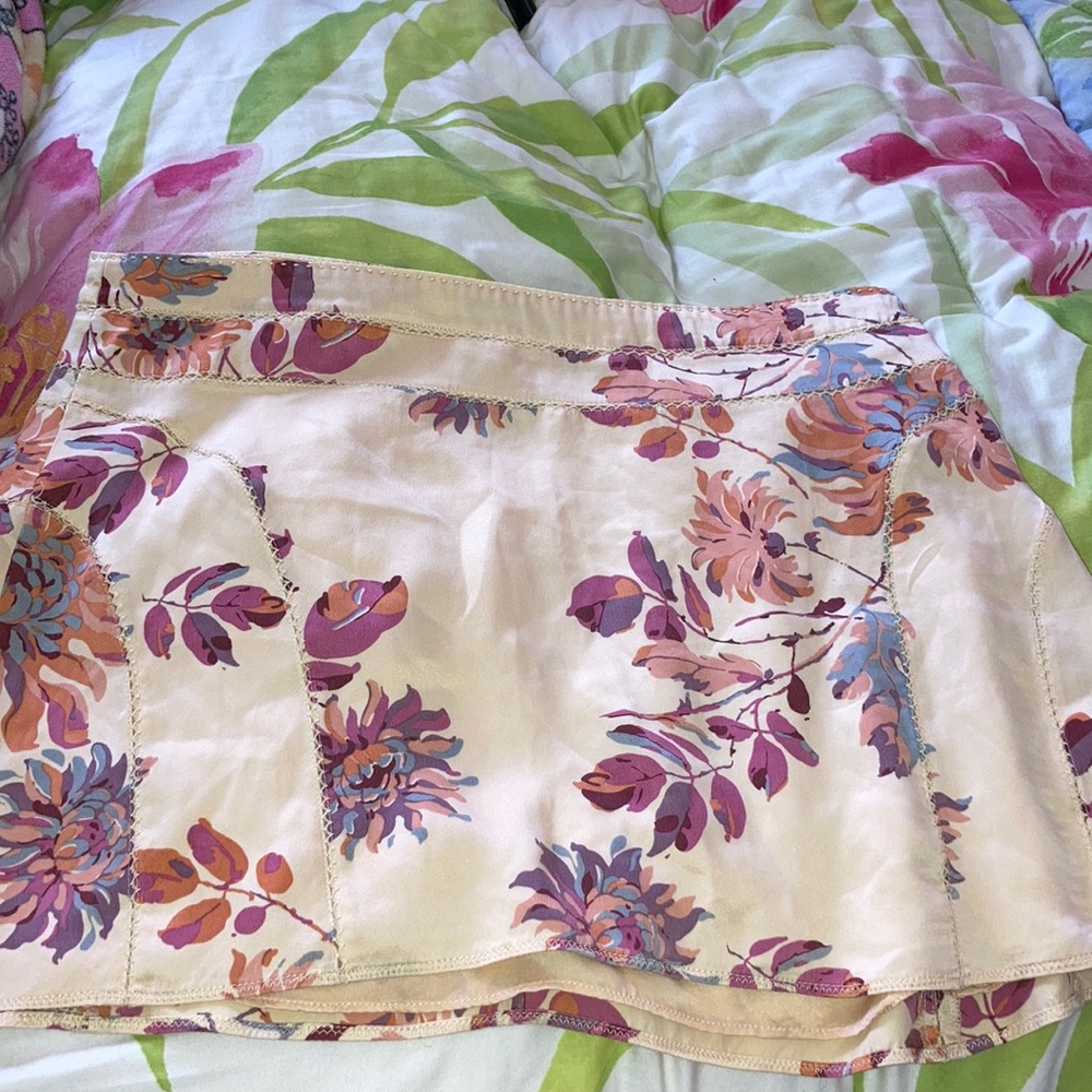 100% silk skirt